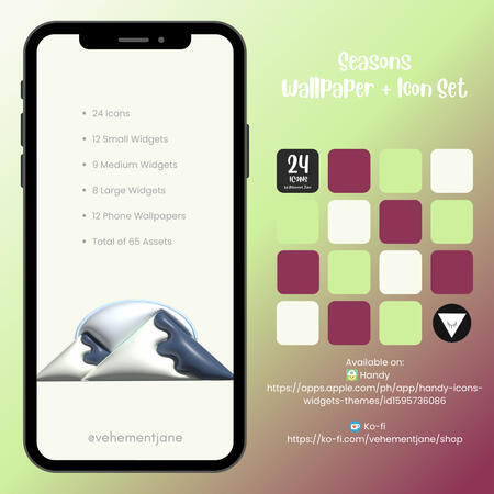 Seasons Wallpaper + Icon Set